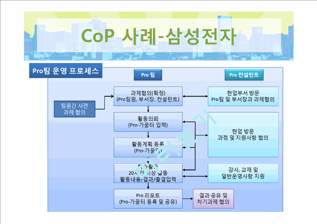 CoP의 개념과 도입배경,전략비교,사례분석 및 구성요소   (7 )